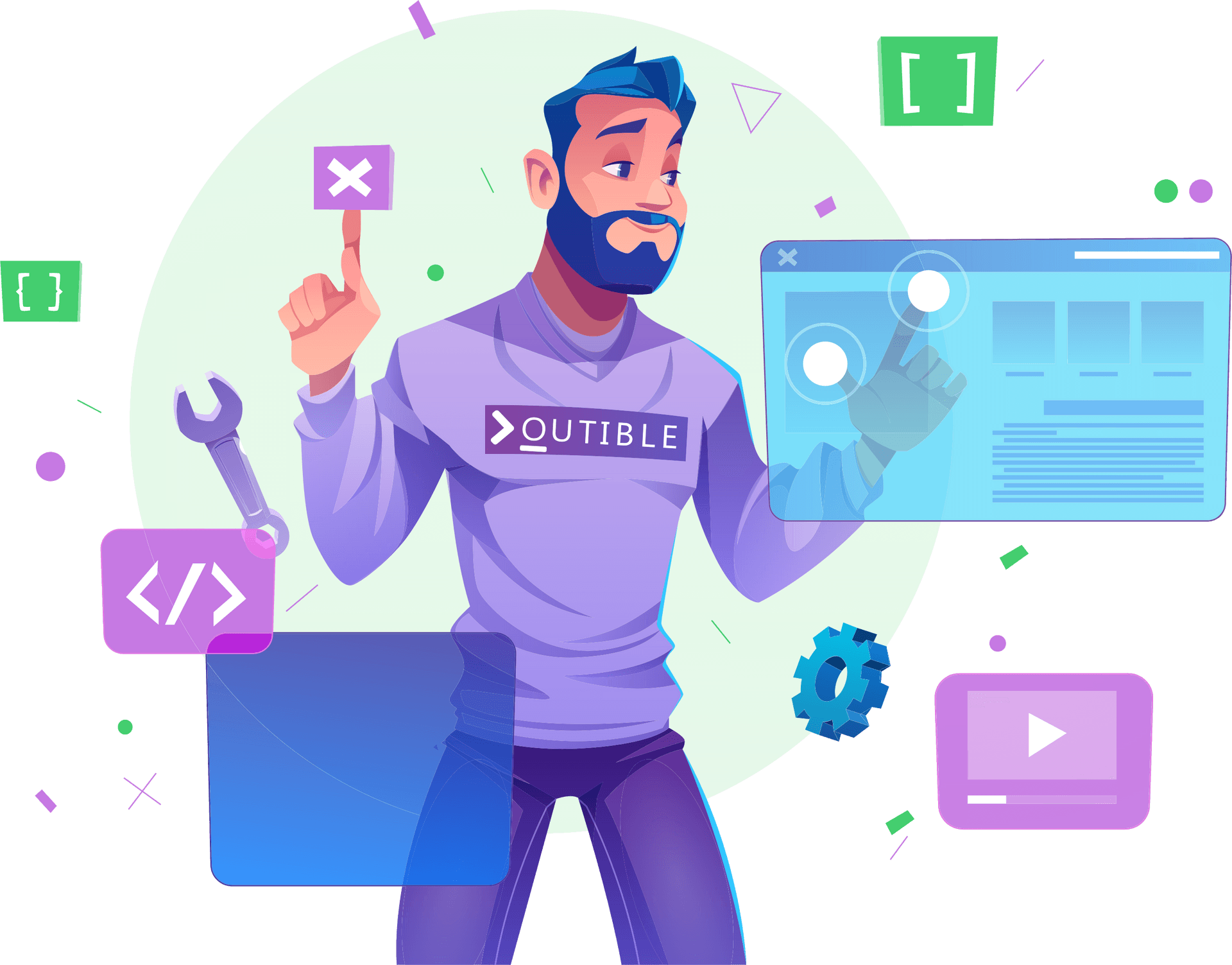 The Web Design Outible Man