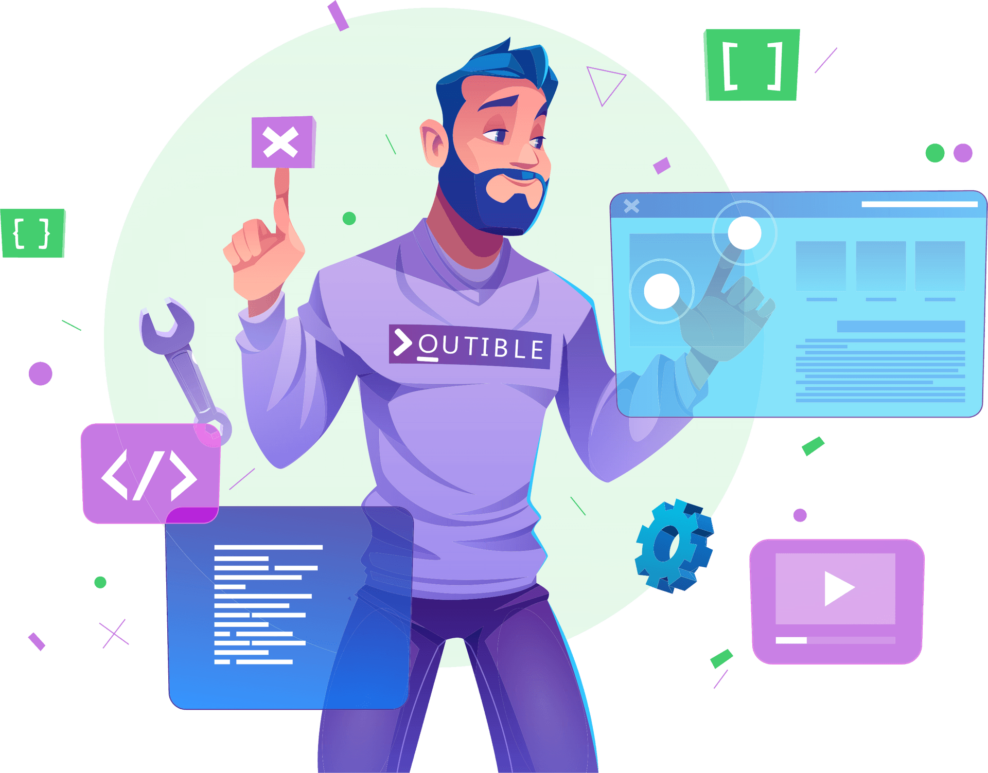 The Web Design Outible Man